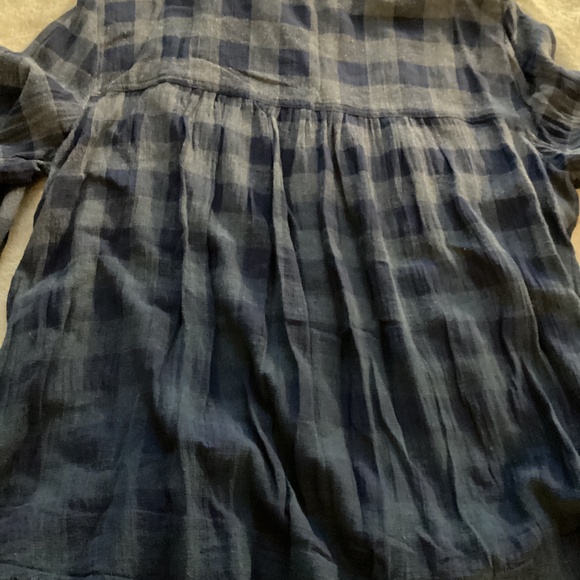 NWOT Tribal jeans blue plaid button up shirt size XL - Picture 9 of 9